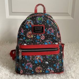 Loungefly Marvel Avengers Tattoo Mini Backpack